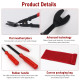 3 Pcs Clip Pliers Set & Fastener Remover – Heavy Duty Auto Upholstery Repair Tool Kit with Storage Bag for Car, Panel, Dashboard, Plastic Fasteners 3 Pcs Clip Pliers Set & Fastener Remover – Heavy Duty Auto Upholstery Repair Tool Kit with Storage Bag for Car, Panel, Dashboard, Plastic Fasteners