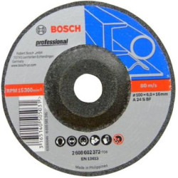 Bosch 7 Inch DC Grinding Wheel Size 180 x 6.6 x 22.23 mm for Steel, Iron, MS Plates