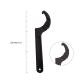 Adjustable C-Hook Spanner Wrench 35-75mm Pin Spanner - CRV Steel Round Head Wrench for Vehicle & Machinery Maintenance Adjustable C-Hook Spanner Wrench 35-75mm Pin Spanner - CRV Steel Round Head Wrench for Vehicle & Machinery Maintenance