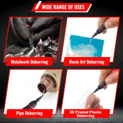 Type B Light Duty Deburring Tool Set with Deburring Holder and Deburring Blades