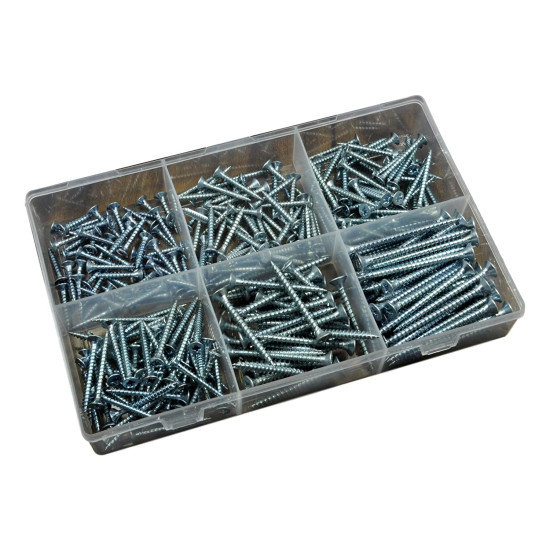 Drywall Chipboard Screws for Fixing Wood, Gypsum Board, Plywood, Fall Ceiling, Plaster Board (Pack of 300)