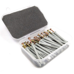 Hammer Fixings Nylon Plugs Set (Size 60 X 6) Pack of 25 Pieces