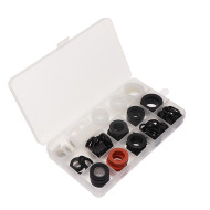 115 Pcs Faucet Plumbing Flat Rubber Washer and O Ring Kit, for Seals Plumbing, Automobile, Garden and other Maintenance work