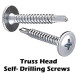 Truss Head/Steel Wafer Phillips Drive Self Drilling Screw 4.2 mm x 13 mm (#8 x 1/2") - pack of 100