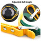 Belt Type Oil Filter Wrench Auto Tool Engine Box Spanner Key Tool Yellow Belt 9 inch and  Single Sided Adjustable Wrench