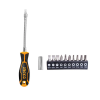 12 in 1 Flexible Shaft Screwdriver with Bit Set with Flexible Shaft Hose Clamp Driver, Household Repair Tool Kits for Bike