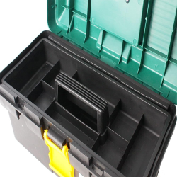  Tool Box Anti Broke Plastic 19" For Professionals & DIY Use in Home, Workshop & Garage