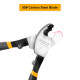 Cable Cutter 8"/200mm, Cable Cutting with High Leverage Cutter for Aluminum, Copper, Wire, Communications Cable (HCCB0208)