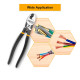 Cable Cutter 8"/200mm, Cable Cutting with High Leverage Cutter for Aluminum, Copper, Wire, Communications Cable (HCCB0208)