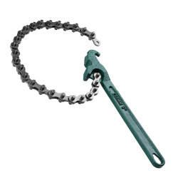 8 Inch Multi-Purpose Motorcycle Car Engine Oil Filter Chain Wrench Spanner