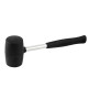 Professional Rubber Mallet Hammer Ergonomic Handle Comfortable Grip, Durable Weight: 12oz/350g