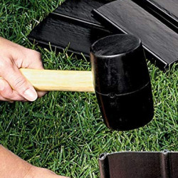 Professional Rubber Mallet Hammer Ergonomic Handle Comfortable Grip, Durable Weight: 12oz/350g