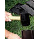 Professional Rubber Mallet Hammer Ergonomic Handle Comfortable Grip, Durable Weight: 12oz/350g