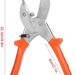 Multi Meter Shear Cutter, Degree Adjustable Angle Scissors Trim Shears Hand Tools for Cutting Soft Wood, PVC Multi Angle Gasket Wire Duct Cutter