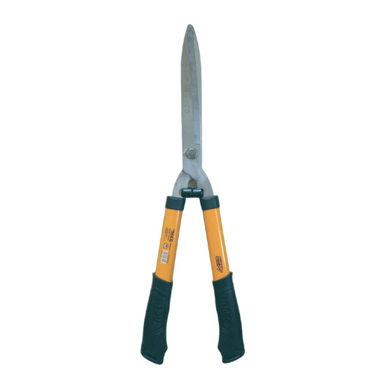 Hedge Shear, 22 Inch, 55# Carbon Steel, Garden Hedge Shears, Manual Hedge Clippers for Shaping Shrubs and Trimming Bushes