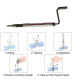 Helicoil Thread Installation Plier Thread Repair Installation Tool