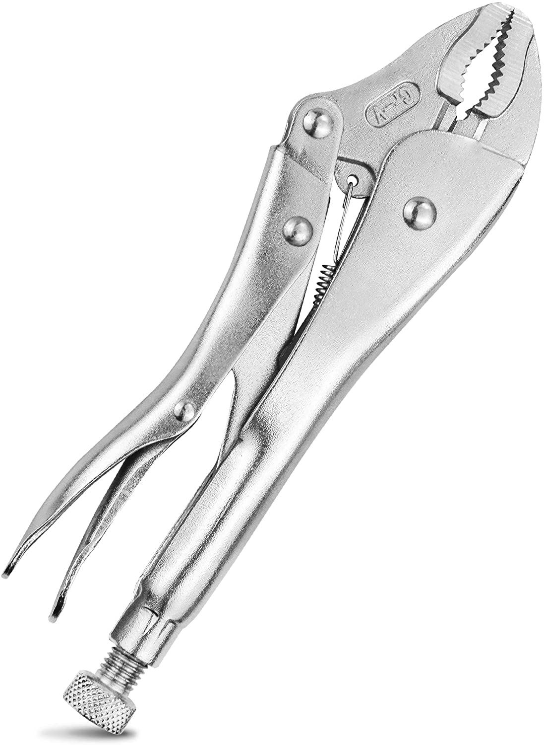 10 Inch Locking Plier Curved Jaw with Wire Cutter