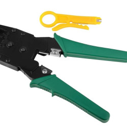 Modular Networking Crimping Tool, RJ45, RJ11 CAT5e/CAT6 LAN Cutter with Cable Cutter