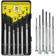 6PCS Mini Precision Screwdriver Set, with 6 Different Size Flathead and Phillips Screwdrivers, for Eyeglass, Toys, Watch, Jewelers, Electronic Devices, Game Controllers