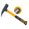 One piece Polished, Finish Carbon Steel Fiberglass Handle Roofing Hammer 600 GM (HRH60028)
