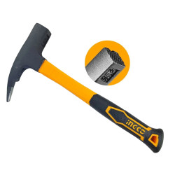One piece Polished, Finish Carbon Steel Fiberglass Handle Roofing Hammer 600 GM (HRH60028)