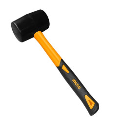 Professional Rubber Mallet Hammer Fiberglass Handle Ergonomic Comfortable Grip Handle, Durable Weight : 8oz/220g