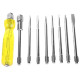 8 Blades Screwdriver Set Kit with Tester (Multicolour)