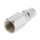 2Pcs Quick Release Coupler Connector – Small Air Line Hose Coupling for Compressor | Zinc-Plated BSP QRC Fittings | Rust-Resistant, 20mm Thread