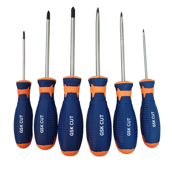 6-Piece Screwdriver Set – Precision Engineering, High-Durability, Versatile Applications for Home, Automotive, and Industrial Use