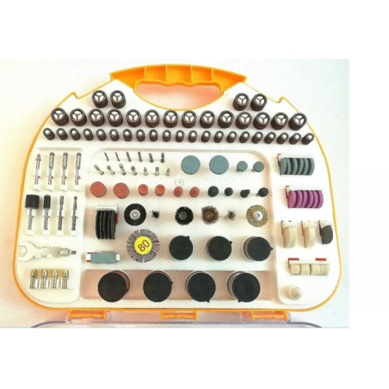 250 Pcs HSS Mini Drill Accessories Set for Mini Drill Used in DIY projects, cabinet assembly and repair, hanging picture frames or shelf construction.   