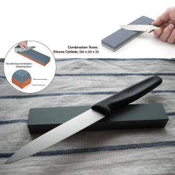 Combination Stone, Knife sharpening stone 150mm x 50mm x 25mm, Black for Sharpening Knives and Tool