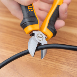 Diagonal Cutting Pliers, Anti-Rust Diagonal Cutting Pliers 6"/160mm recommended for cutting wires and nails, electrical wires, memory wires and beading cutting