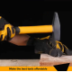GSK Cut® Machinist Hammer, Drop-forged Hammerhead, Heat treatment Hammer, Style Fiberglass Handle, Hand Hammer for Machinists, Carpenters, Construction, Woodworking ( Size 100gm)