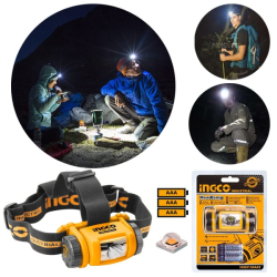 Headlamp 200 Lumens & 90° Adjustable Head Lamp, Headlamp’s for Adults Waterproof, Headlight for Outdoors, Camping, Running, Fishing, Cycling