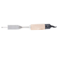Wooden Handle Round Headed Tip Soldering Iron For Bending copper, silver and other metals  (125 W)