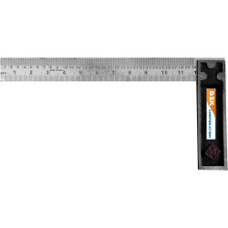 Engineers Tri Square Tool 90 Degrees Right Angle Ruler (12 Inch)