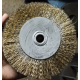 100mm Brass Wire Wheel Brush for Drill Rust Paint & Polishing ¼ inch shank 