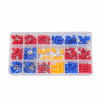 Insulated Ring Terminals Spade Terminal Butt Connector Male Disconnect Female Disconnect, Electrical Terminals Kit Crimp Connectors for All Purpose (295 Pcs. Pack)