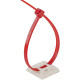 Cable Tie Mounts 100 pcs – White for Home Improvement, Wire Management, Panel, Workshop etc. (19 X 19)