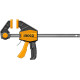 GSK Cut® Quick Grip clamp Bar clamp, Clamp size:63x300mm, Max Clamp Force: 60KG, Heavy Duty Bar Clamp, One Handed Bar Clamps, Quick Grip and Release