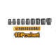 10PCS 1/2" DR. Impact Socket Set Material: 10, 12, 13, 14, 15, 17, 19, 21, 22, 24 mm Cr-Mo Hex Impact Socket Set Home tools | Mechanical| Automobile| Industrial Tools | Power Tools 
