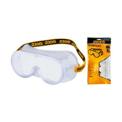 Polycarbonate Safety Eye Protection Goggle Transparent Goggles for Experiments Laboratory Medical, Machine Shop Work with Adjustable Strap Eyewear