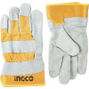 Welding Gloves Heat Resistant Leather Forge Gloves Hands Protection in Welding Oven Grill BBQ Fireplace Factory Construction Site