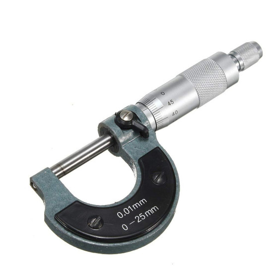 0-25mm 0.01mm outside External Metric Gauge Micrometer Machinist Measuring with Box DIY Measuring Tool