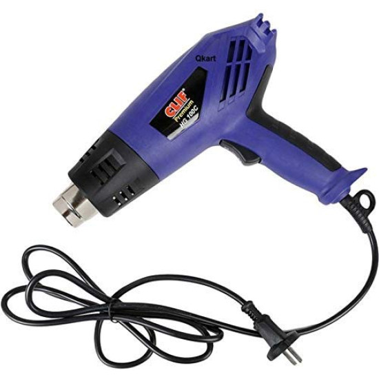 Clif Heat Gun HG 100C 2000W Industrial hot air gun heavy duty 2000w suitable for shrink wrapping, packing, stripping paint Clif Heat Gun HG 100C 2000W Industrial hot air gun heavy duty 2000w suitable for shrink wrapping, packing, stripping paint