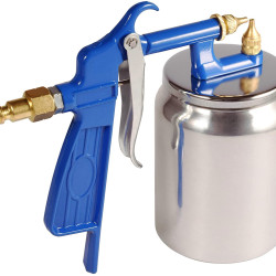 Suction Feed Siphon Air Spray Gun for spraying oil-based or latex paints, Pneumatic Spray Gun 500ML