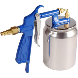 Suction Feed Siphon Air Spray Gun for spraying oil-based or latex paints, Pneumatic Spray Gun 500ML