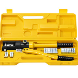 16 Ton Hydraulic Wire Crimper Crimping Tool with 11 Dies 16-300 SQMM (YQK-300)
