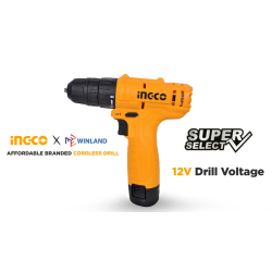 Cordless Drill, Electric Power Drill 12V Lithium-ion 20NM, 0-750rpm | 0-3/8'' Chuck Capacity 15+1 Torque Setting LED Power Tool