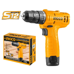 Cordless Drill, Electric Power Drill 12V Lithium-ion 20NM, 0-750rpm | 0-3/8'' Chuck Capacity 15+1 Torque Setting LED Power Tool
